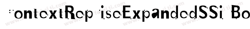 ContextRepriseExpandedSSi Bold字体转换